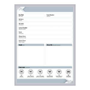 Patient Room Whiteboard