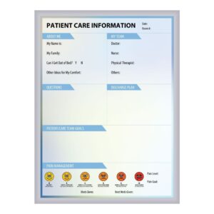 Patient Room Whiteboard