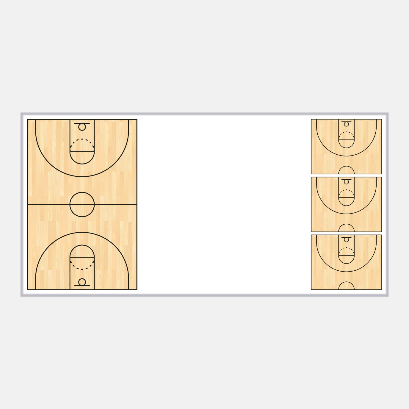 Multi-View Basketball Coaching Board – Full & Half Court Whiteboard 4 Multi-View Basketball Coaching Board – Full & Half Court Whiteboard - Image 4