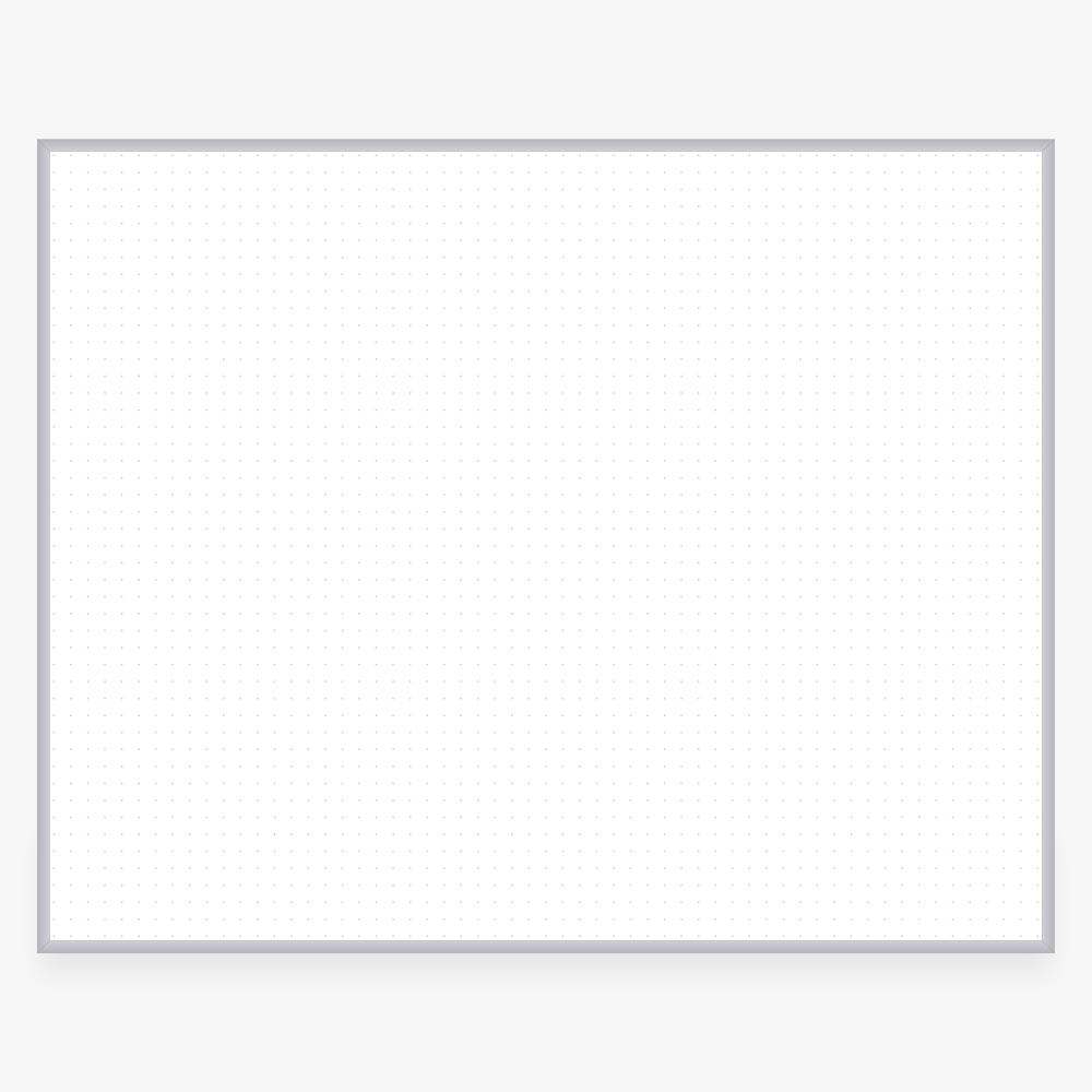 Dot Grid Whiteboard – Minimal Dot Pattern Dry Erase Board 4 Dot Grid Whiteboard – Minimal Dot Pattern Dry Erase Board - Image 4