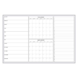 Whiteboard with Calendar Graphics