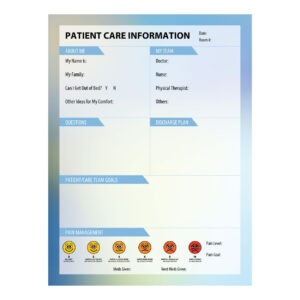 patient room glass whiteboard