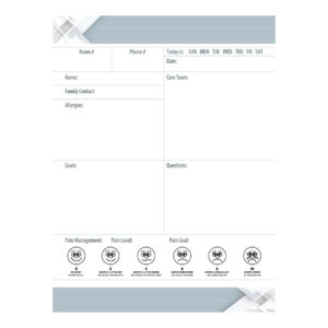 patient room glass whiteboard