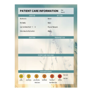 patient room glass whiteboard vertical