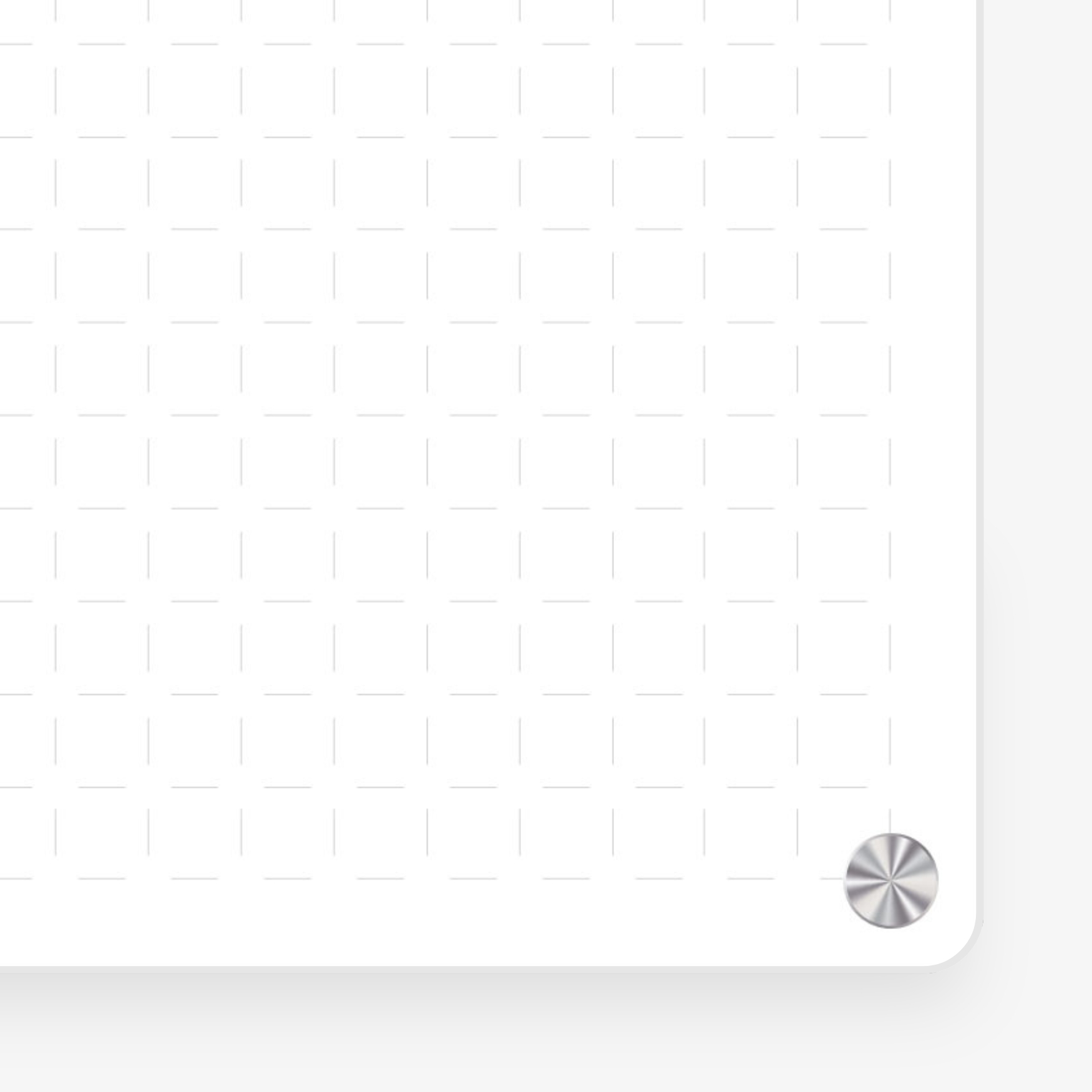 Square Grid Glass Whiteboard – Dashed Line Grid Dry Erase Board 5 Square Grid Glass Whiteboard – Dashed Line Grid Dry Erase Board - Image 5