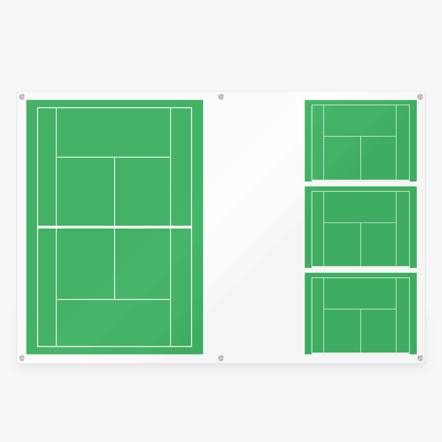 Multi-View Tennis Coaching Glass Whiteboard – Full Court & Drill Board 5 Multi-View Tennis Coaching Glass Whiteboard – Full Court & Drill Board - Image 5