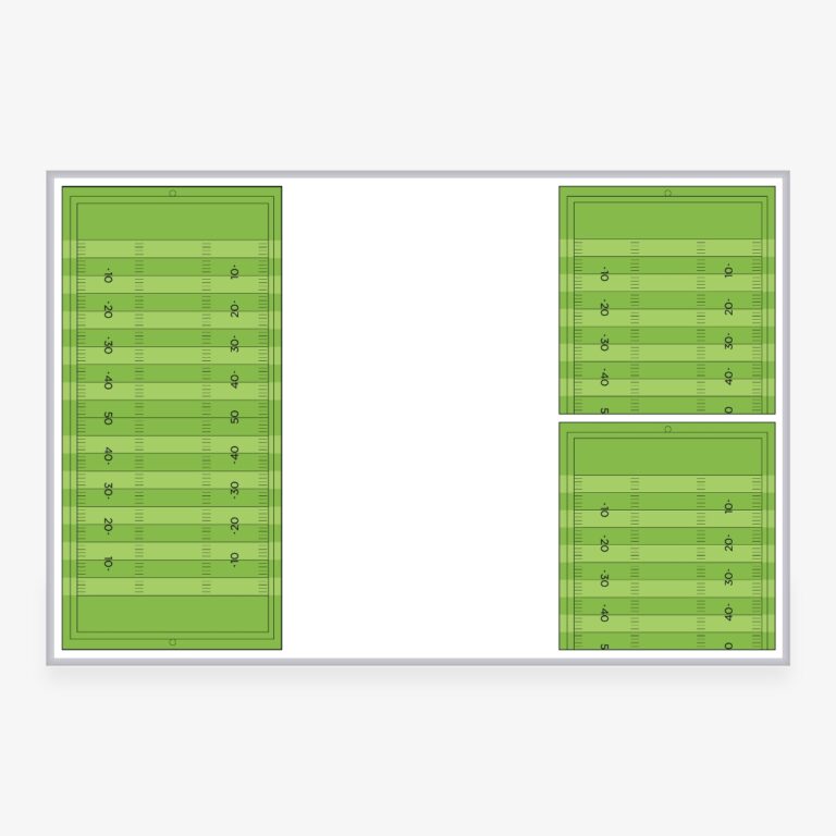 Sports Boards 19 multi-view football whiteboard